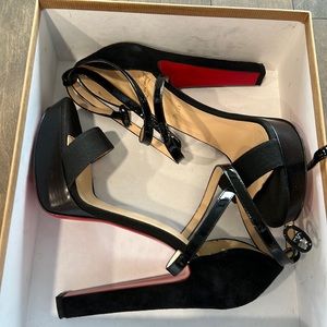 Christian Lounoutin sandals.